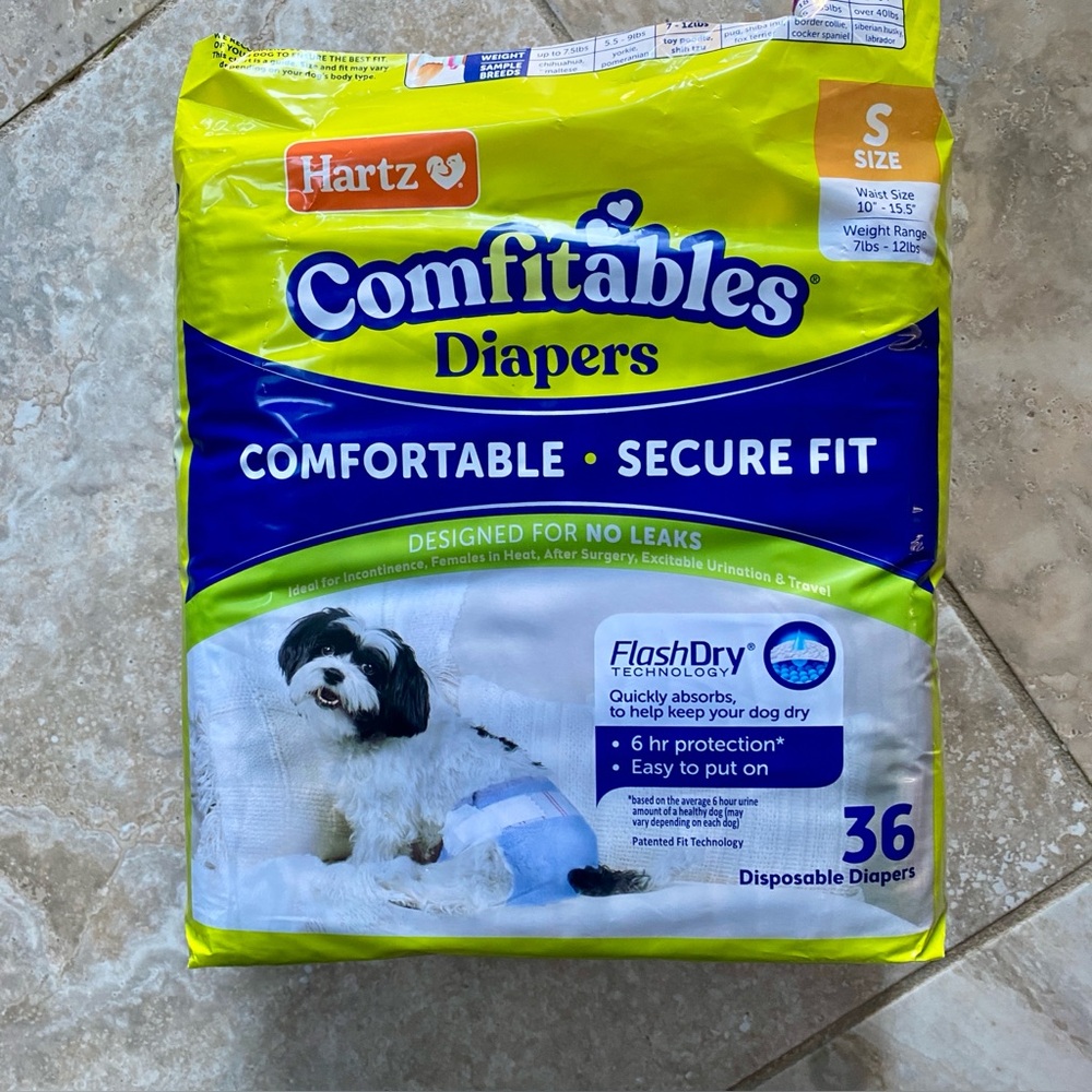 HARTZ Comfitables Dog Diapers - SMALL